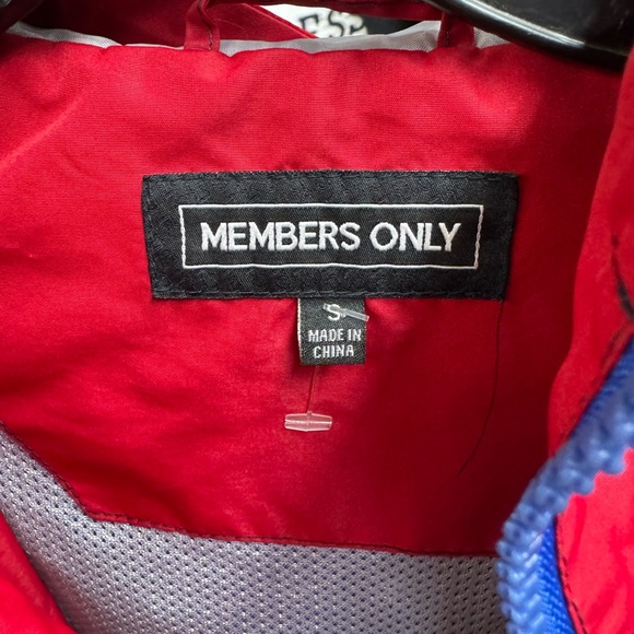 Members Only Red, Blue, and White Windbreaker - Picture 3 of 7